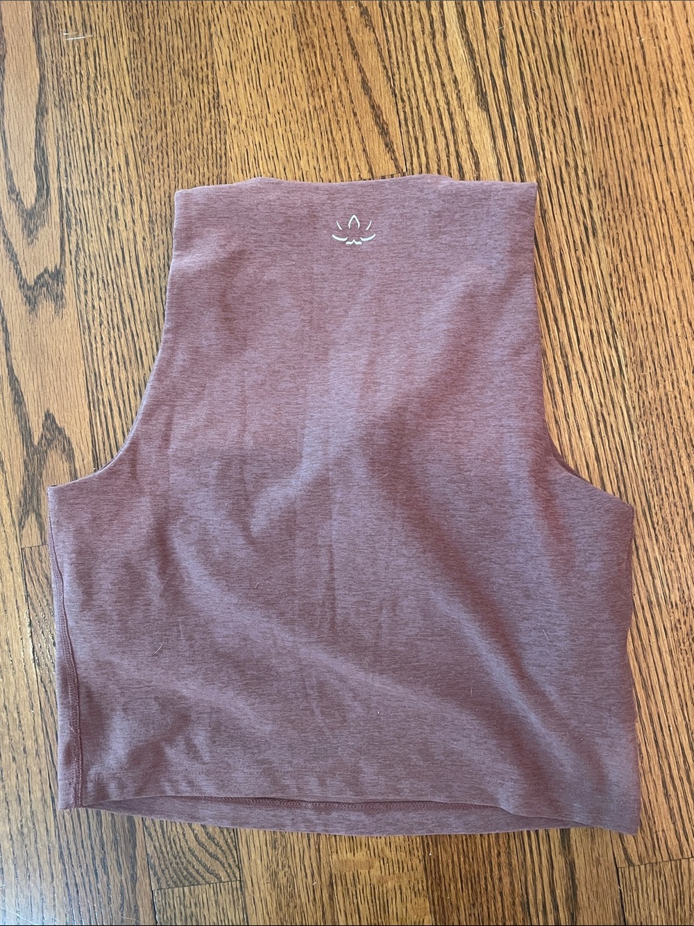Beyond Yoga brown square neck crop tank sz M - Picture 2 of 4